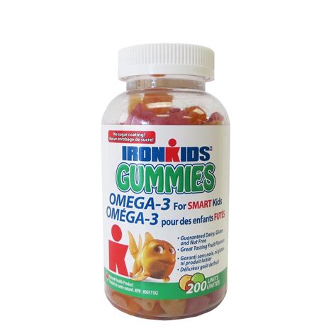 iron kids omega 3 gummies.